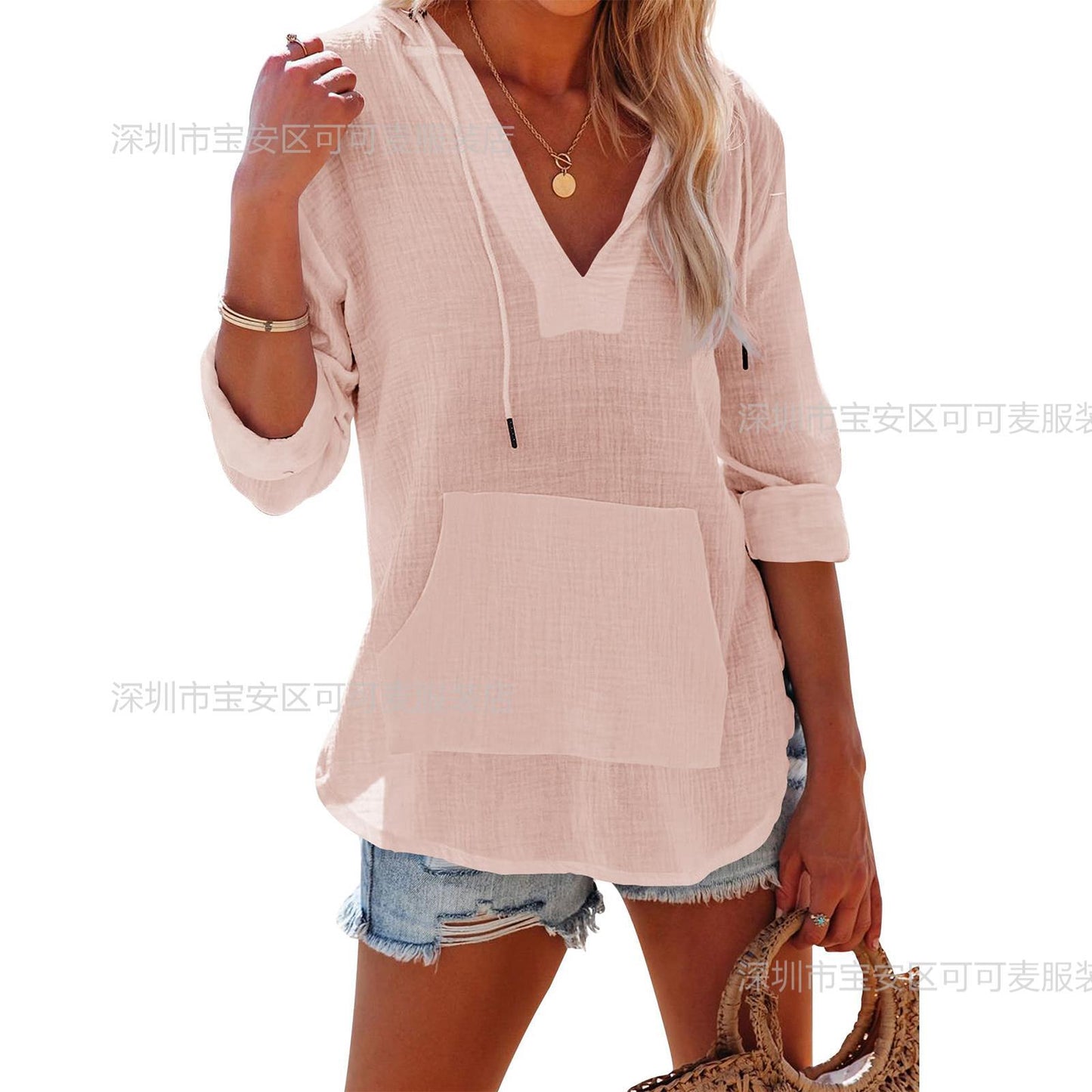 Sylvoni Muslin Summer Hoodie