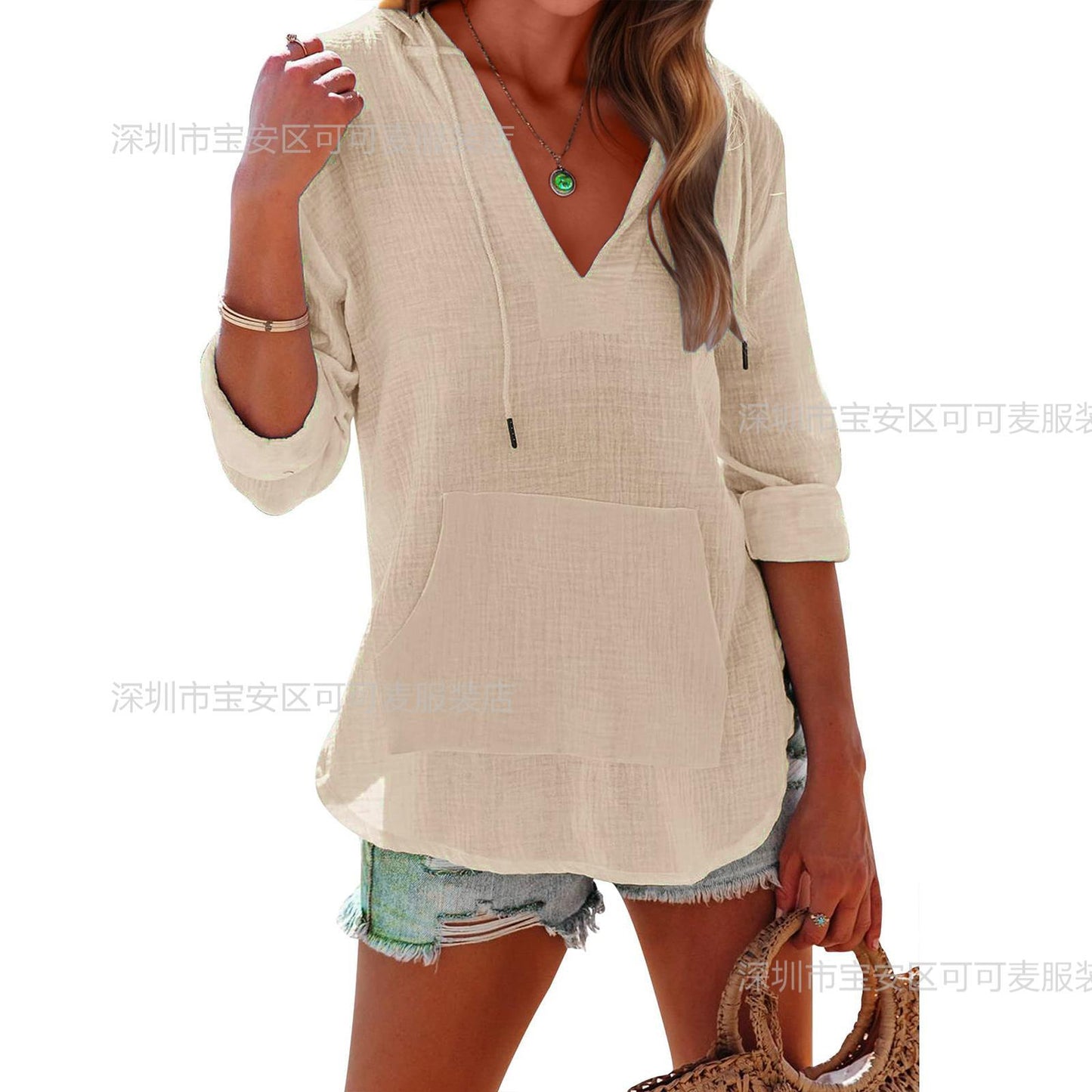 Sylvoni Muslin Summer Hoodie