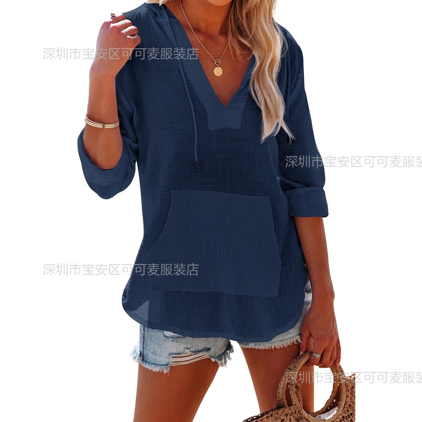 Sylvoni Muslin Summer Hoodie